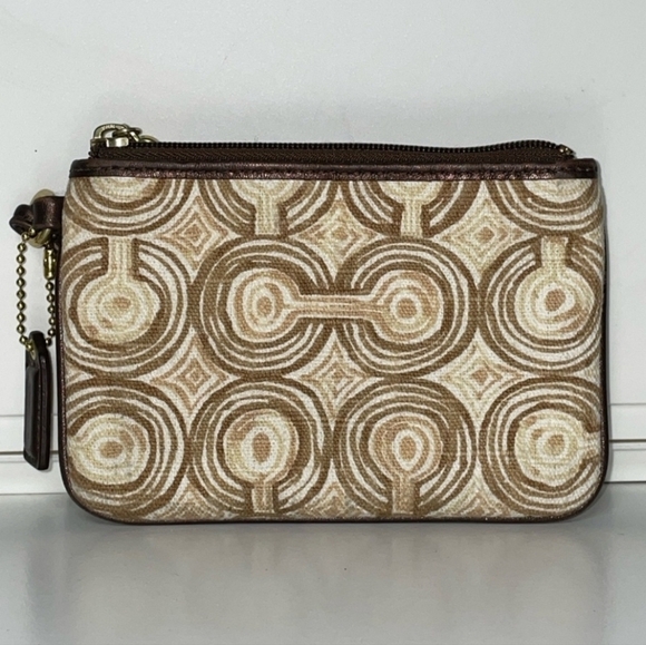 Coach Audrey Optic Swirl Wristlet - Picture 6 of 6